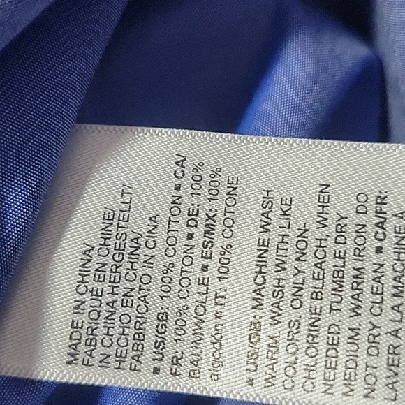 Amazon Essentials Classic Blue Button-Up - Picture 3 of 10